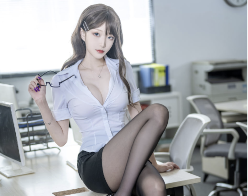 图片[2]-长腿coser青青子Js cos职场女精英&护士服-喵图坊