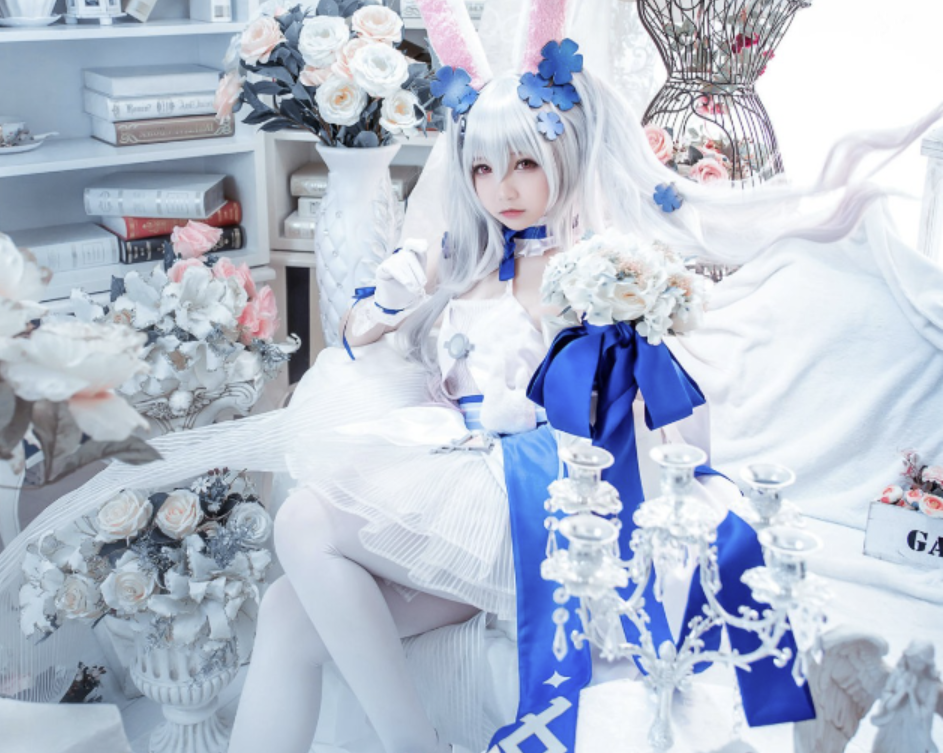 图片[1]-雪晴Astra碧蓝航线cosplay正片拉菲-喵图坊