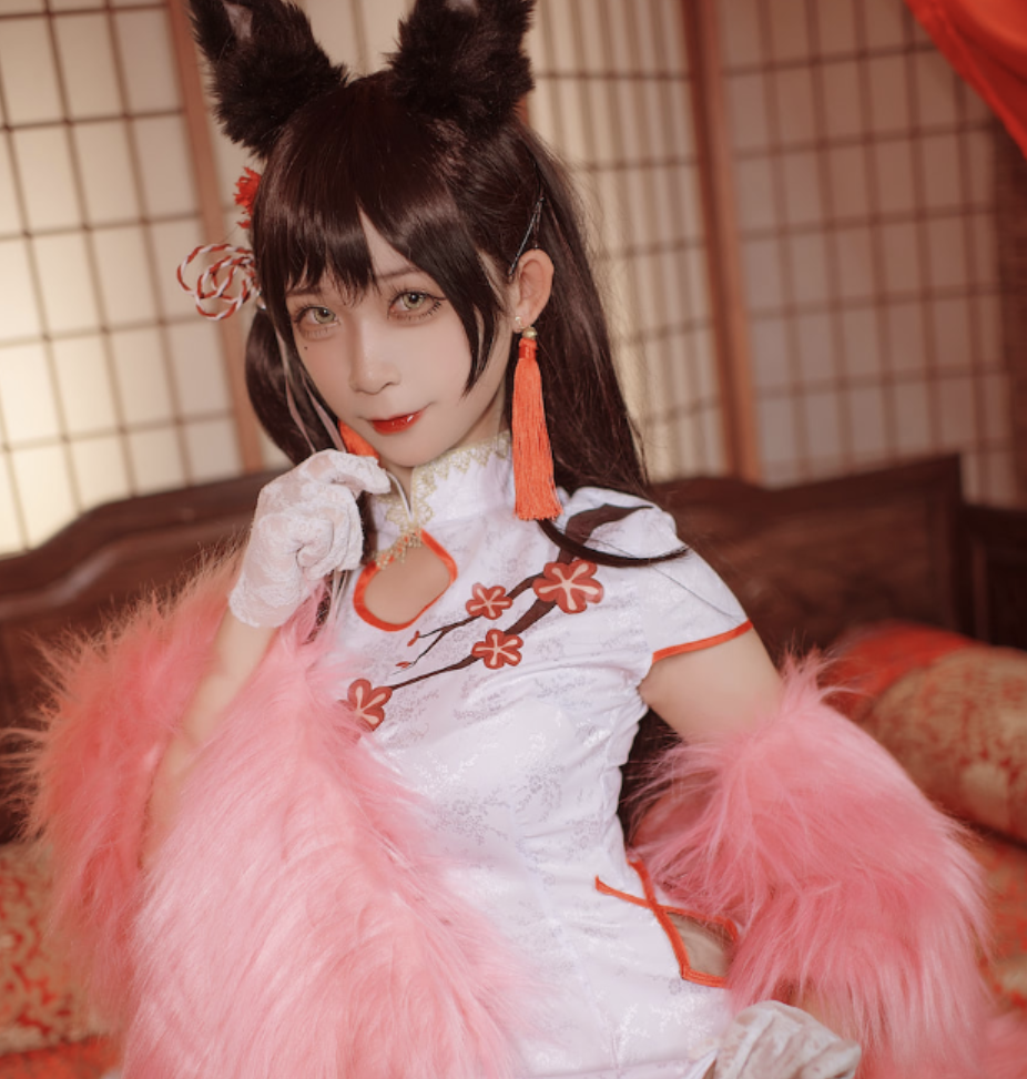 图片[1]-樱落酱w（樱落Selena_）甜美笑容治愈系coser-喵图坊