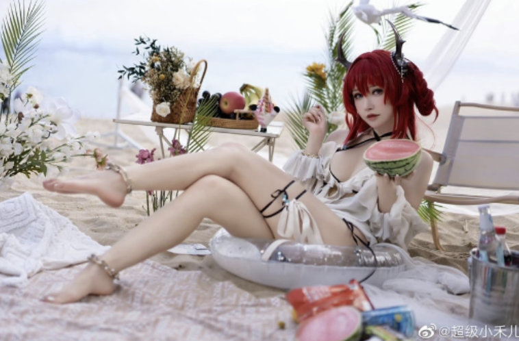 图片[1]-一千只猫薄禾 兢兢业业的美女coser-喵图坊