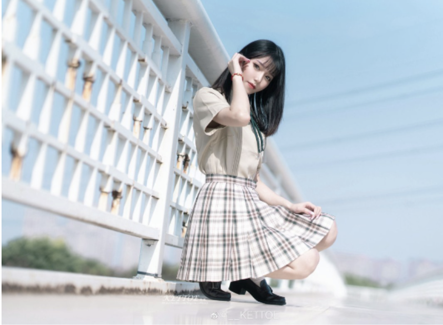 图片[1]-KETTOE好想看你穿制服的样子，jk日常美少女-喵图坊