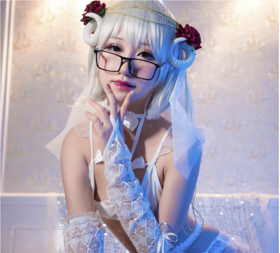 图片[1]-Kuukow心海Cosplay，珊瑚宫美梦绽放-喵图坊