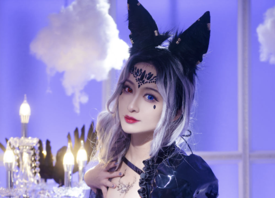 图片[1]-洛璃LoLiSAMA 魔女莉莉丝cosplay美图赏析-喵图坊