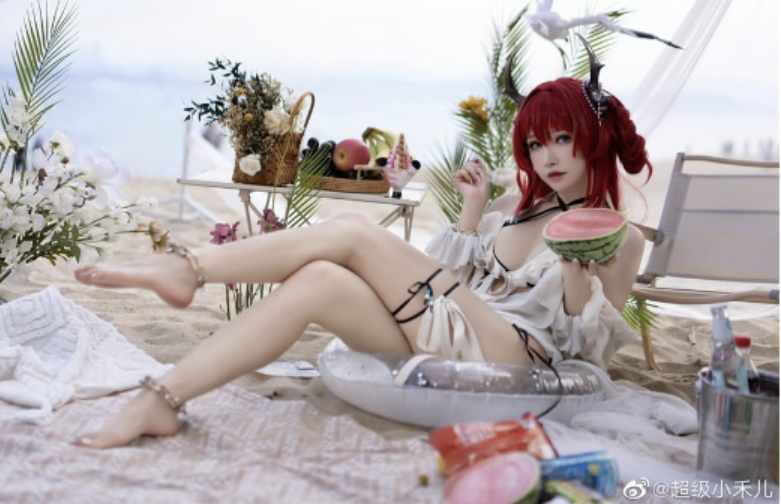 图片[1]-一千只猫薄禾 兢兢业业的美女coser-喵图坊