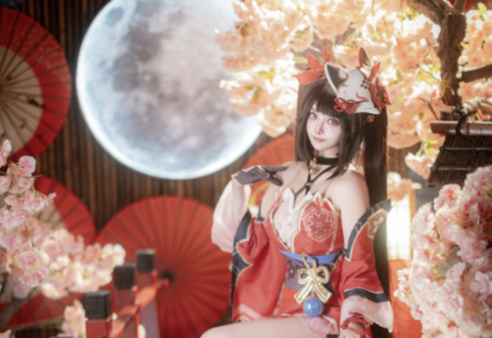 图片[1]-九尾喵neko：温柔美丽的上海美女coser，魅力无法挡-喵图坊